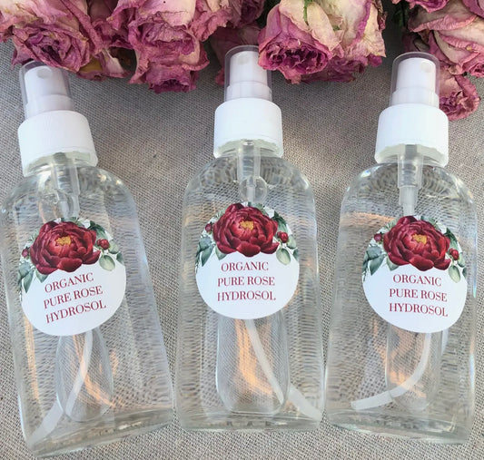 Pure Organic Rose Water Hydrosol