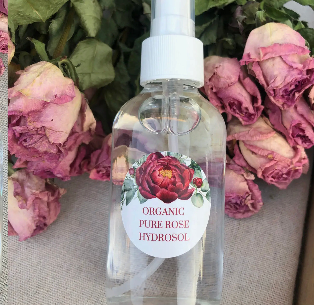 Pure Organic Rose Water Hydrosol