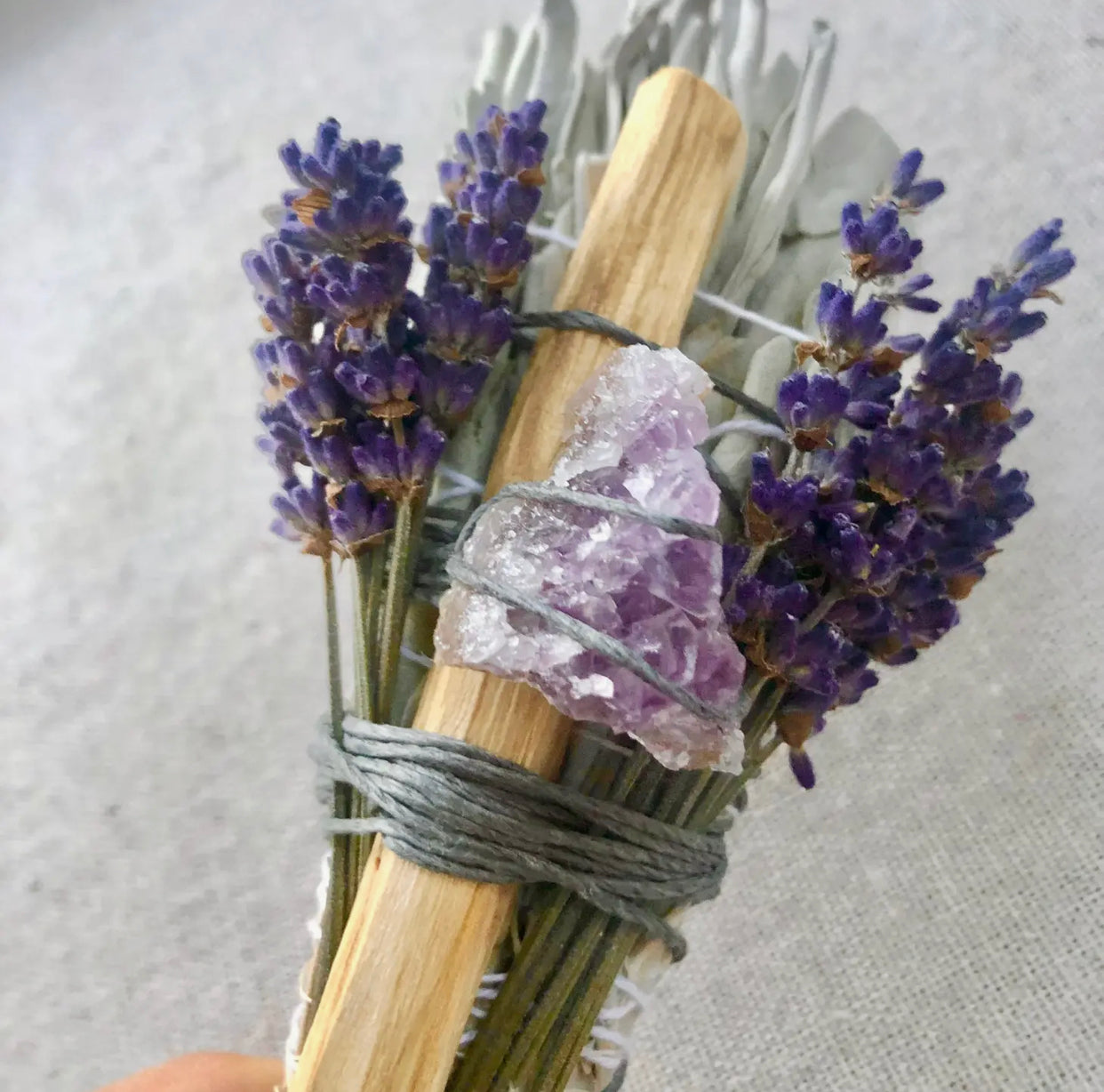 Lavender & Palo Santo & Amethyst Sage Wand